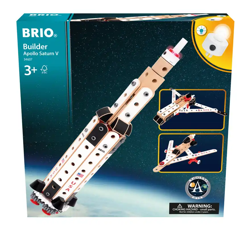 Trygg betalning - BRIO - Builder Apollo Saturn V (34607)